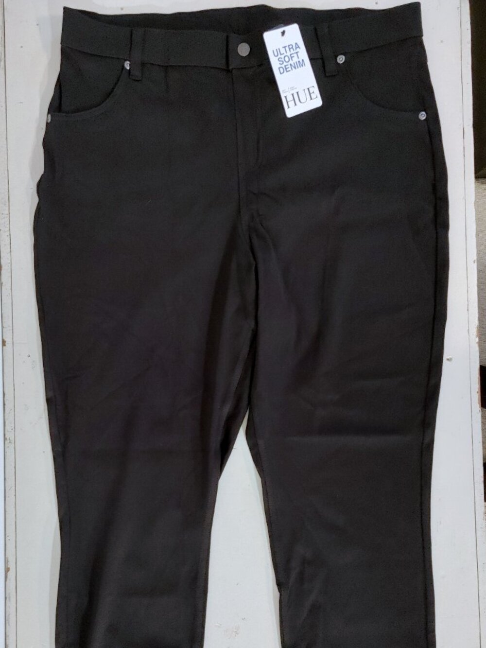 XL black Hue ultra soft denim legging (new with tags)